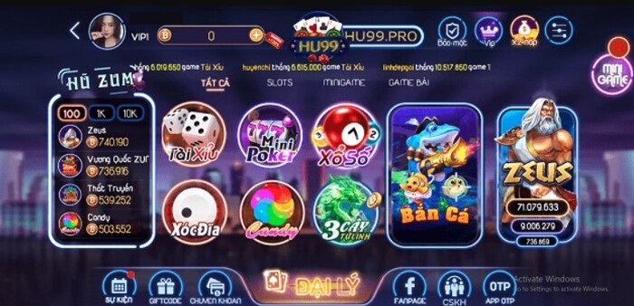 Hu99 Pro – Sân chơi nổ hũ xanh chín